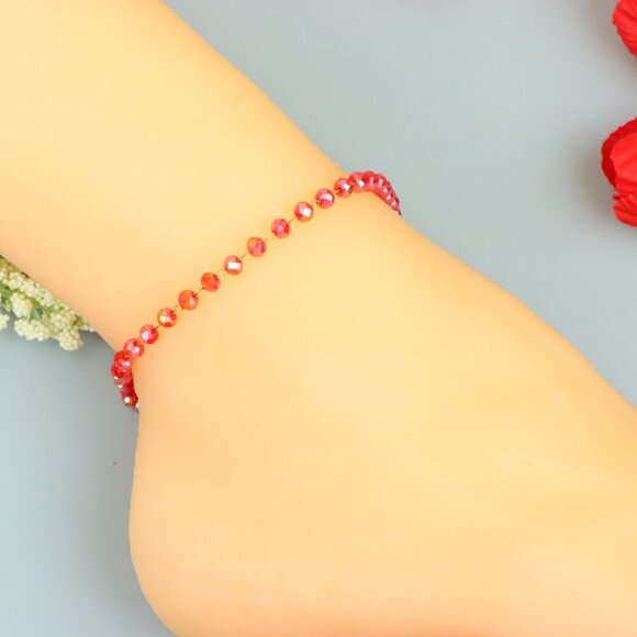 "Handmade Anklet – A Stylish Choice for Women, Thoughtful Gift Idea, EVCH1184 - Picture 5 of 8